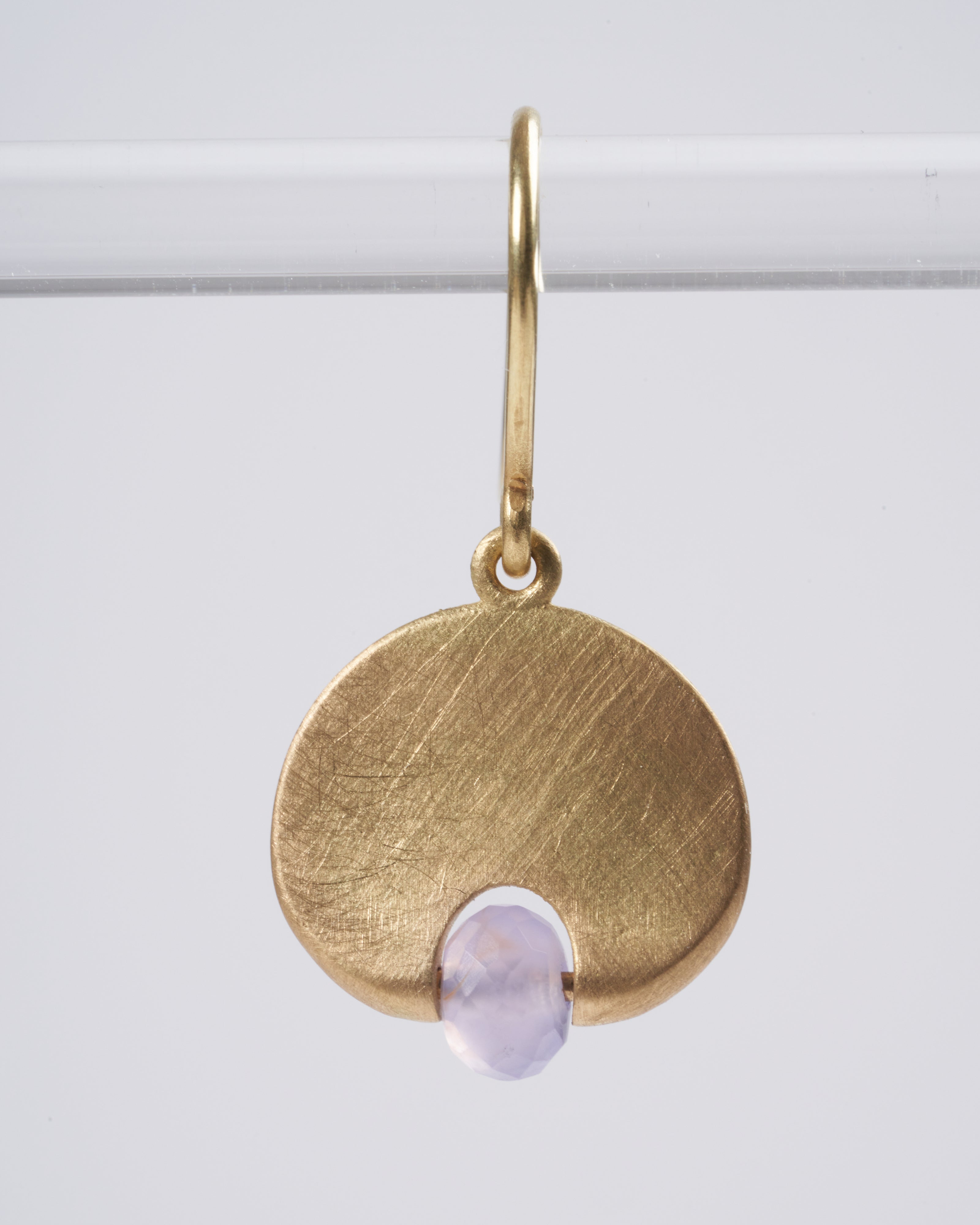 mallary marks, lily pad small lavender chalcedony - lavender