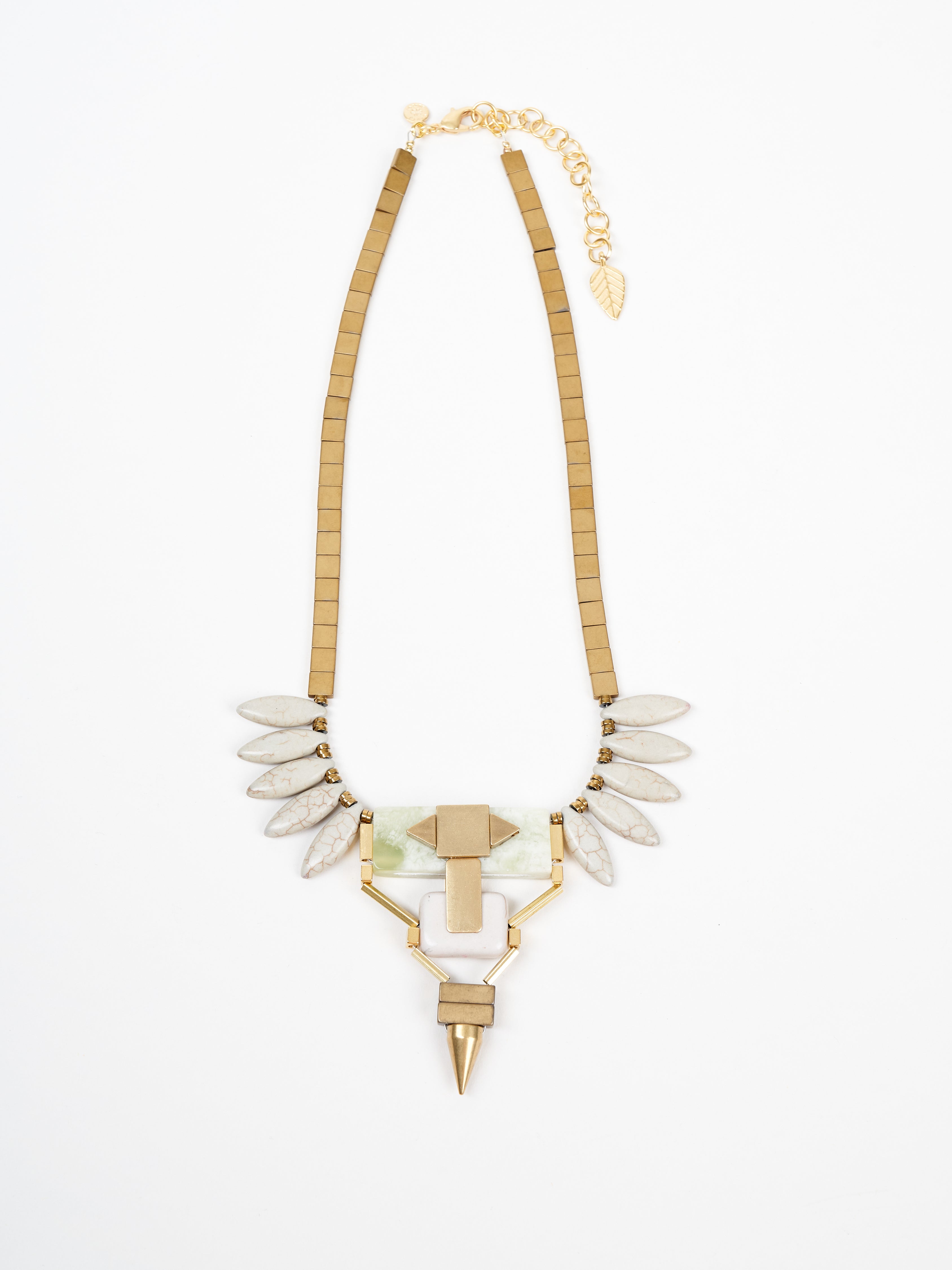 david aubrey, magnesite necklace