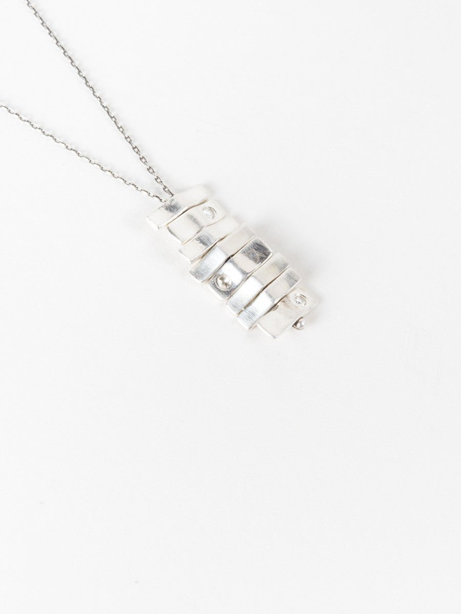 jill platner, moon age diamond necklace