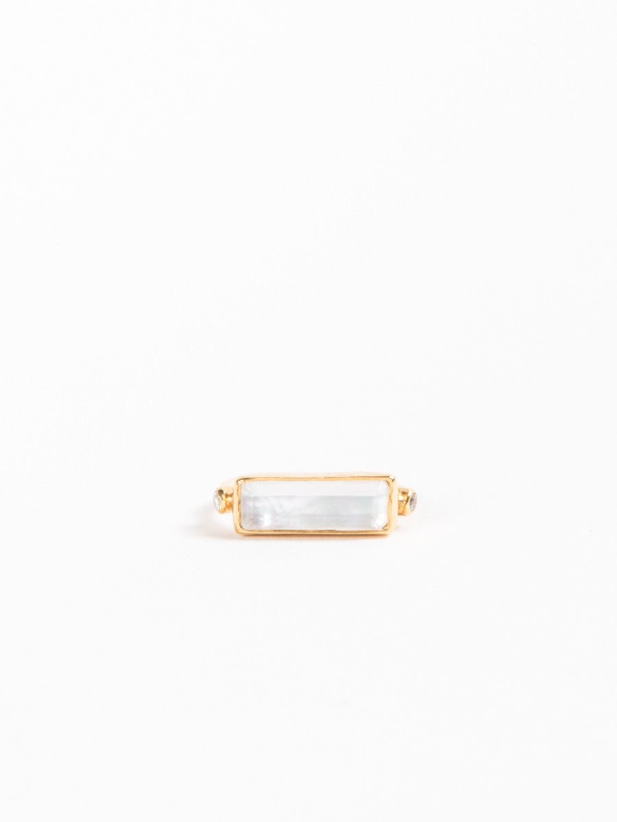 katerina makriyianni, mother of pearl ring