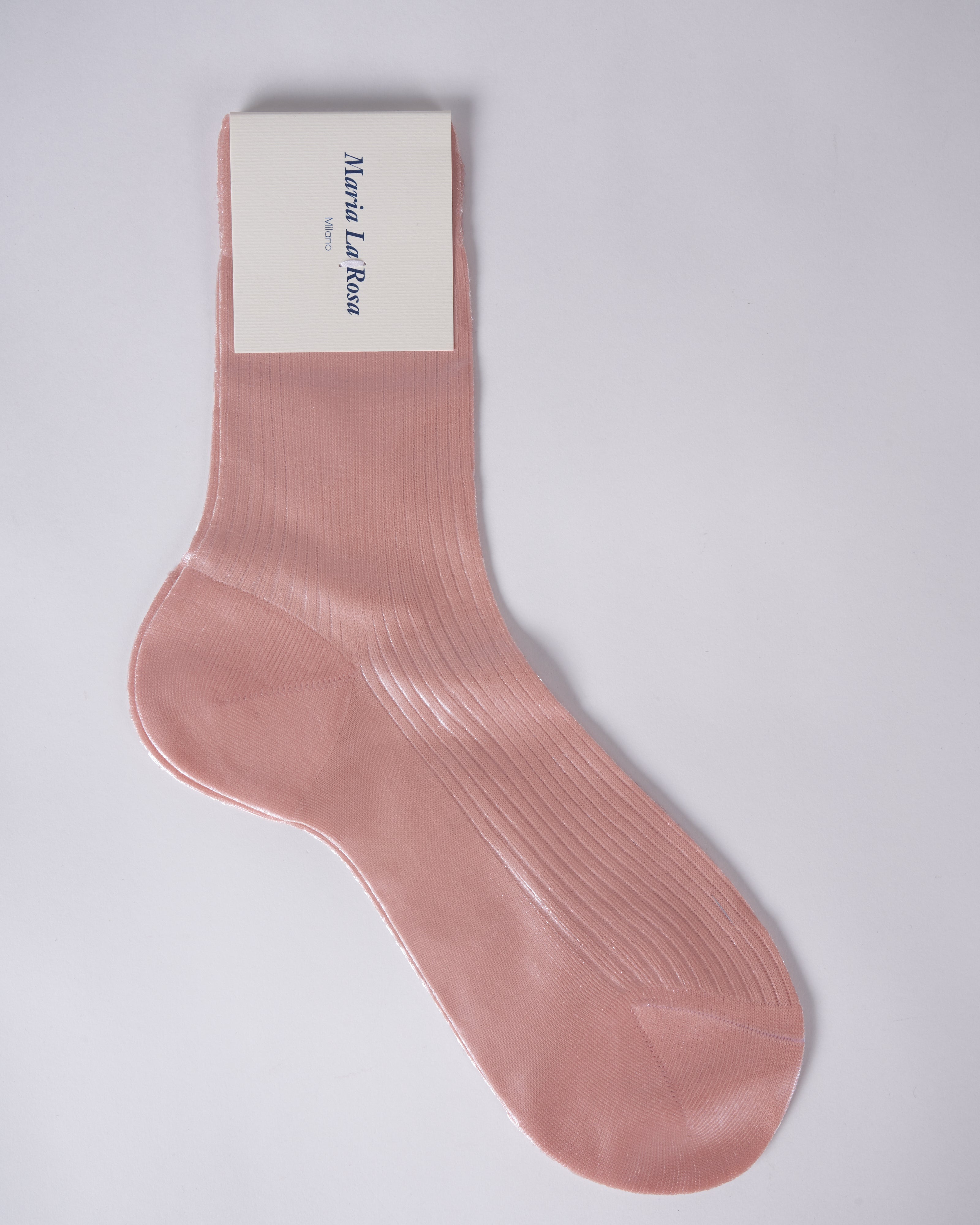 maria la rosa, one ribbed laminated - 525 rosa baby - pale rose