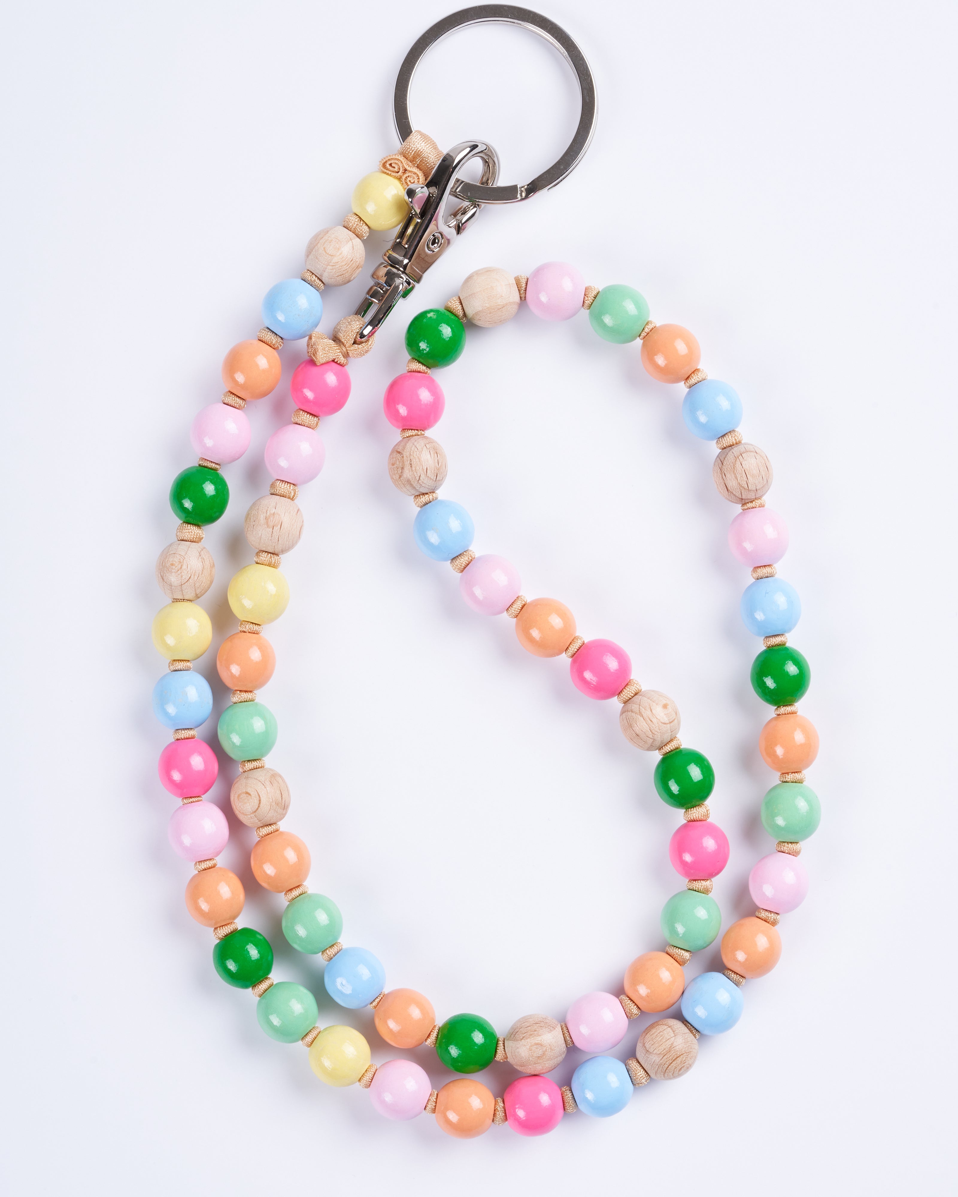 ina seifart, perlen long keyholder - pastel mix