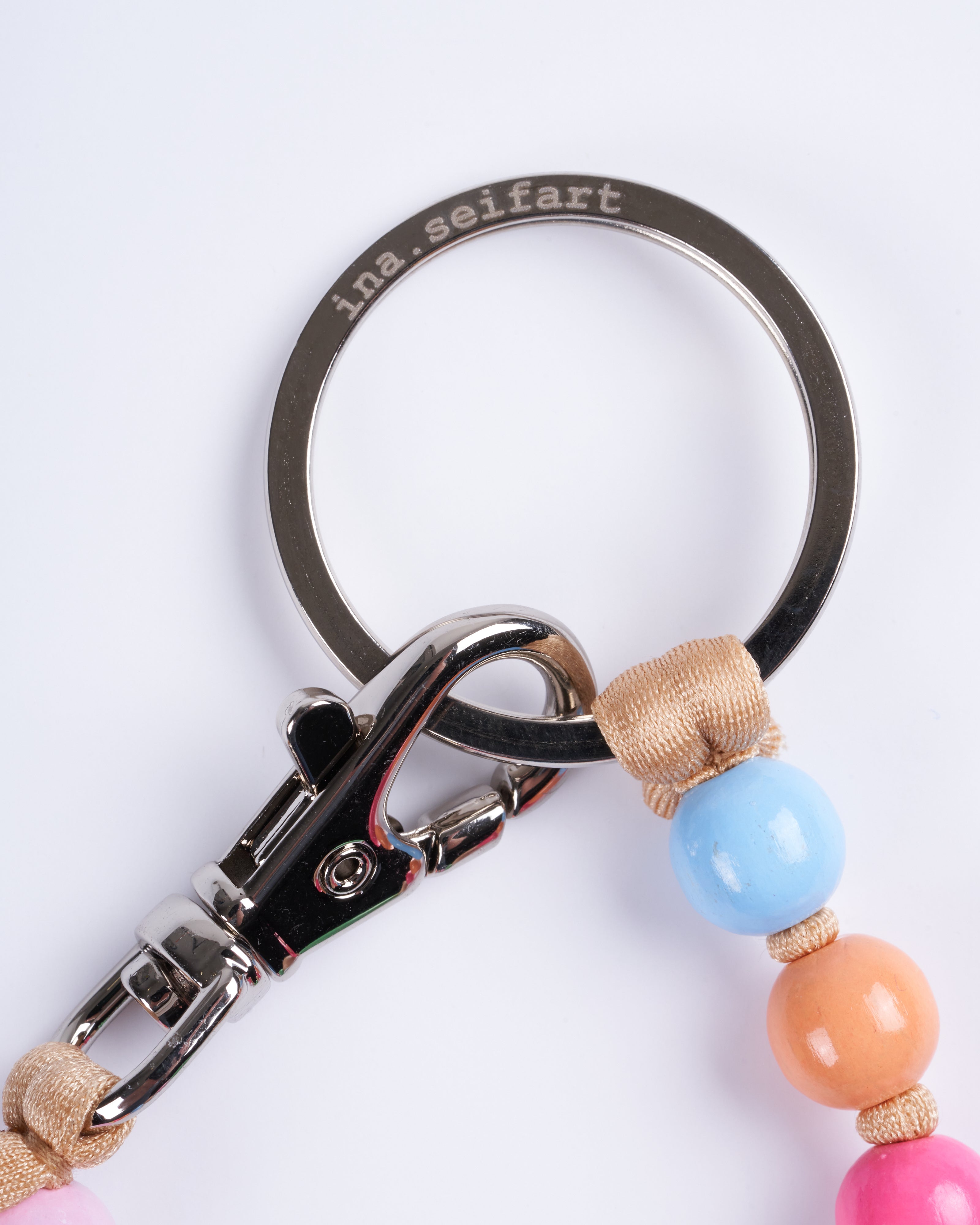 ina seifart, perlen short keyholder - pastel mix