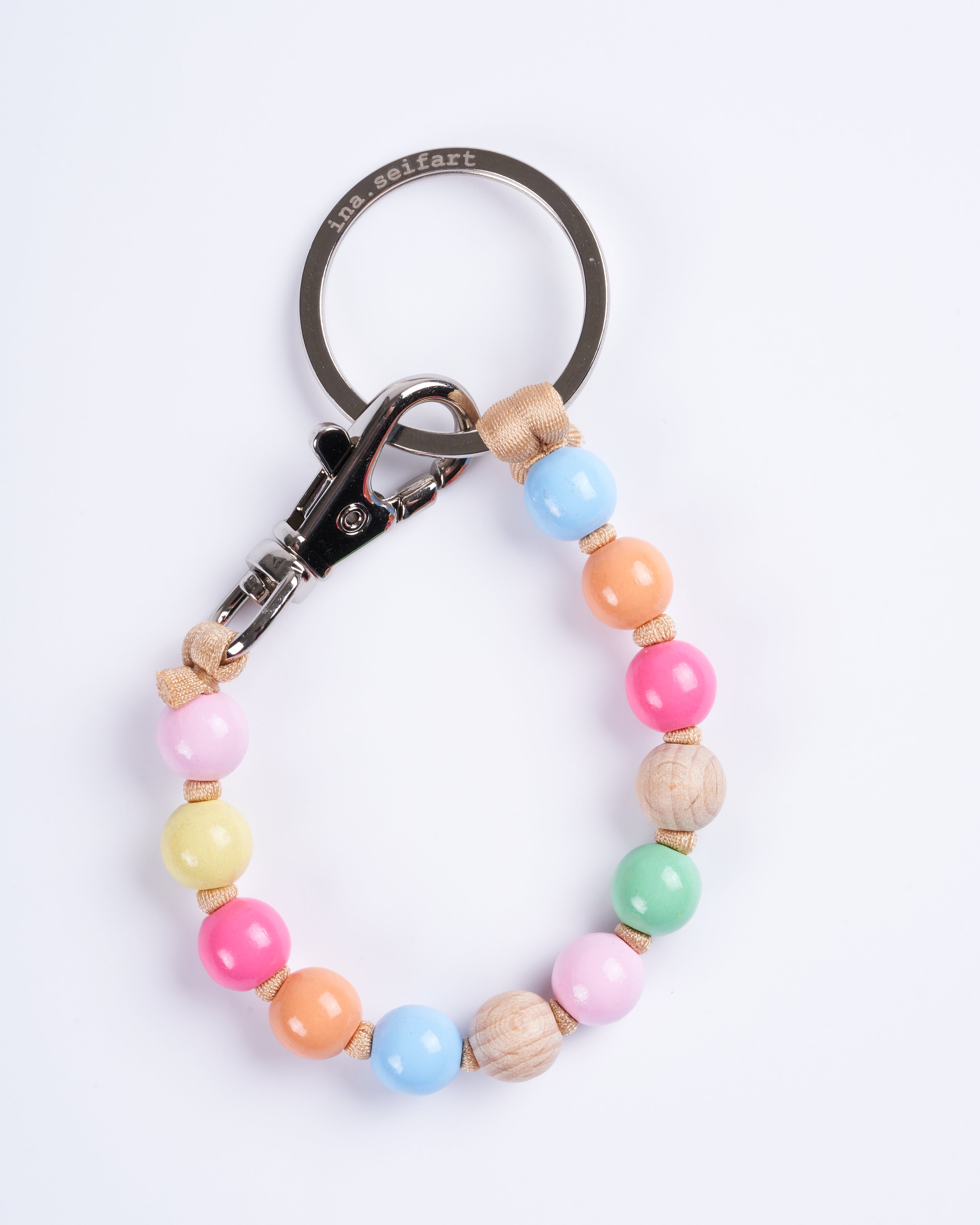 ina seifart, perlen short keyholder - pastel mix