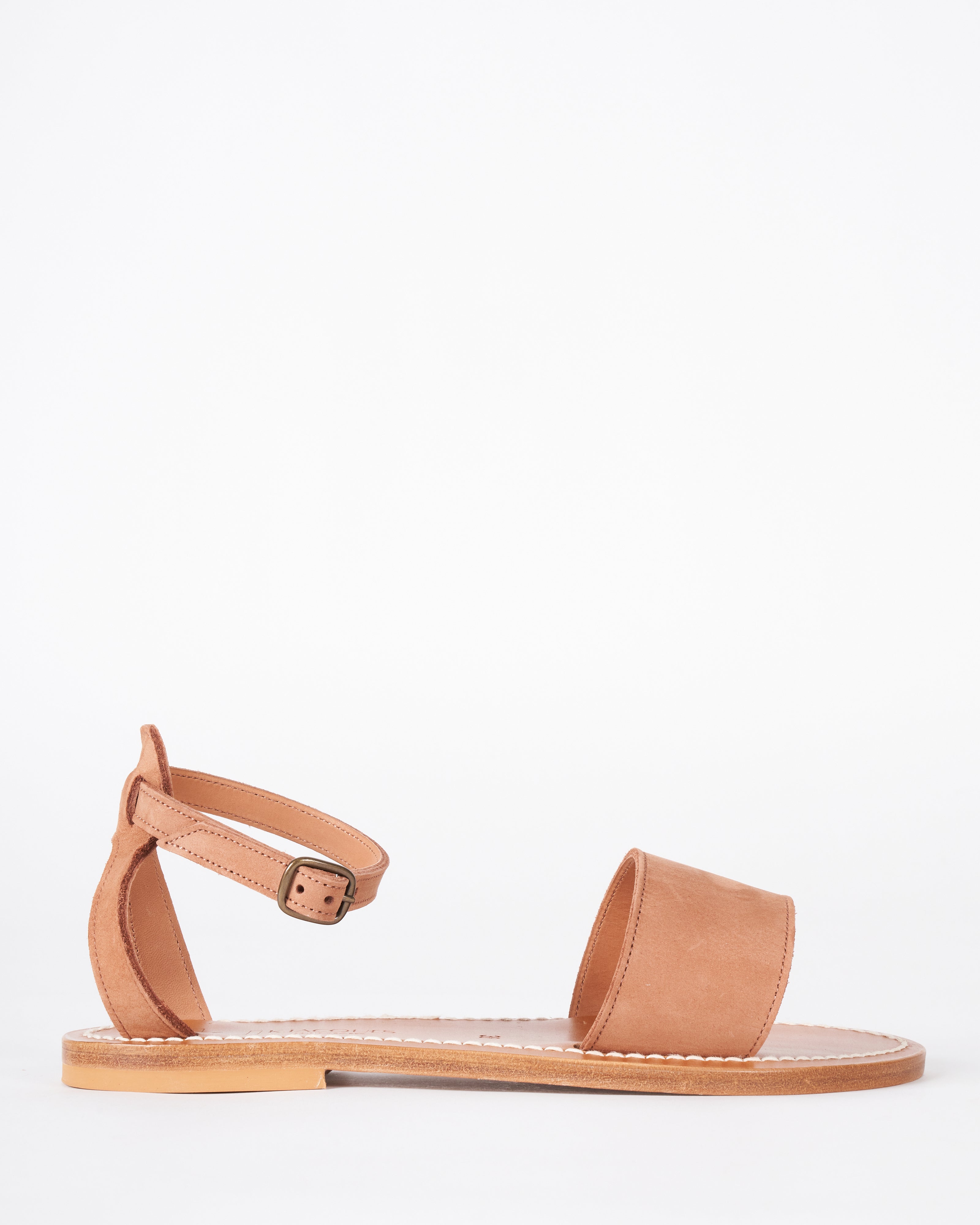 k jacques, promethee single band ankle strap - nubuk luggage