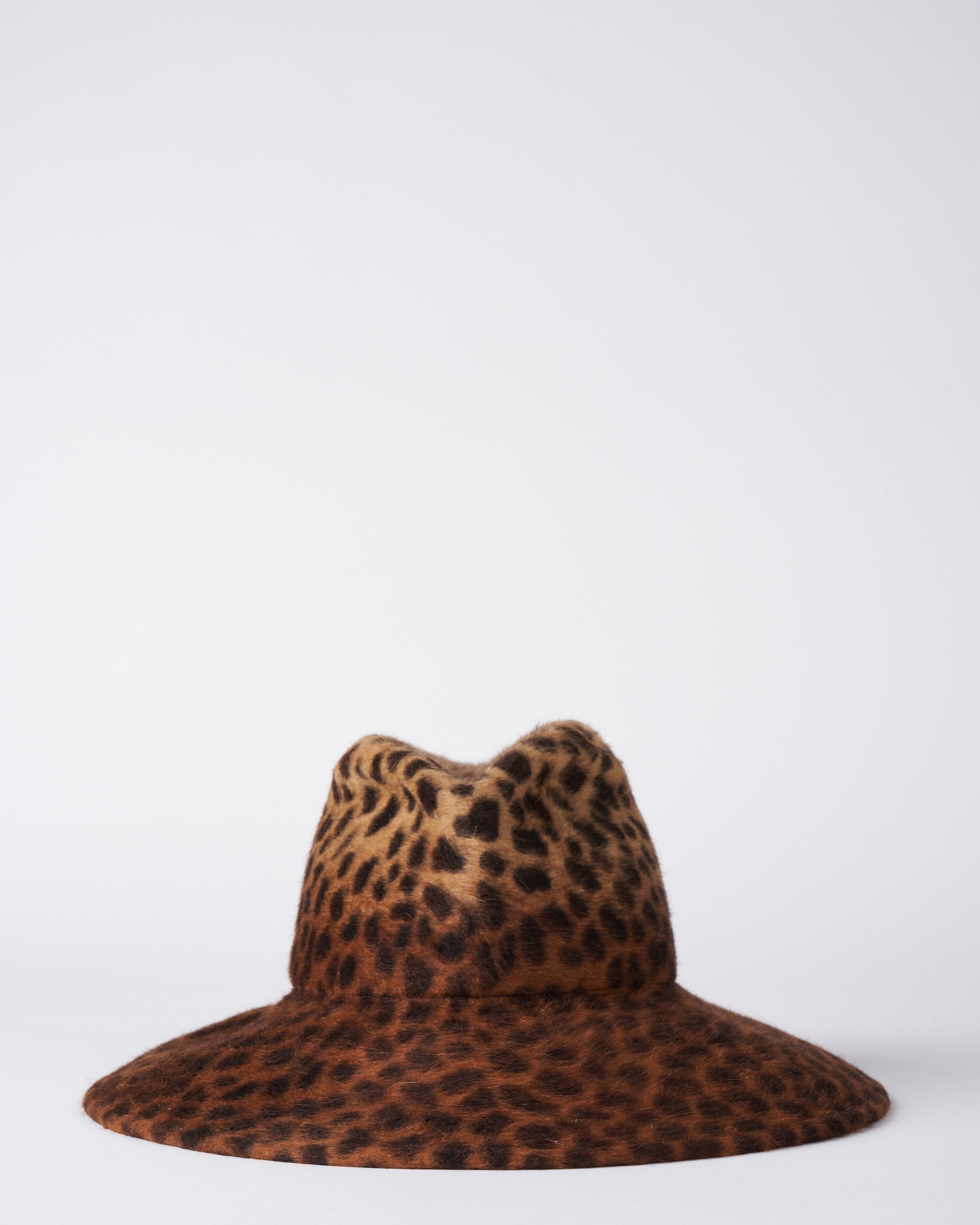 lola hats, re-cat fedora - leopard