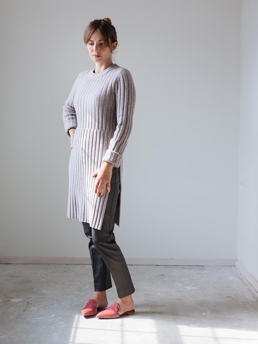 Joseph, rib tunic sweater