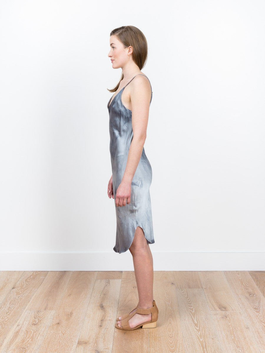 Kes, scalloped slip dress