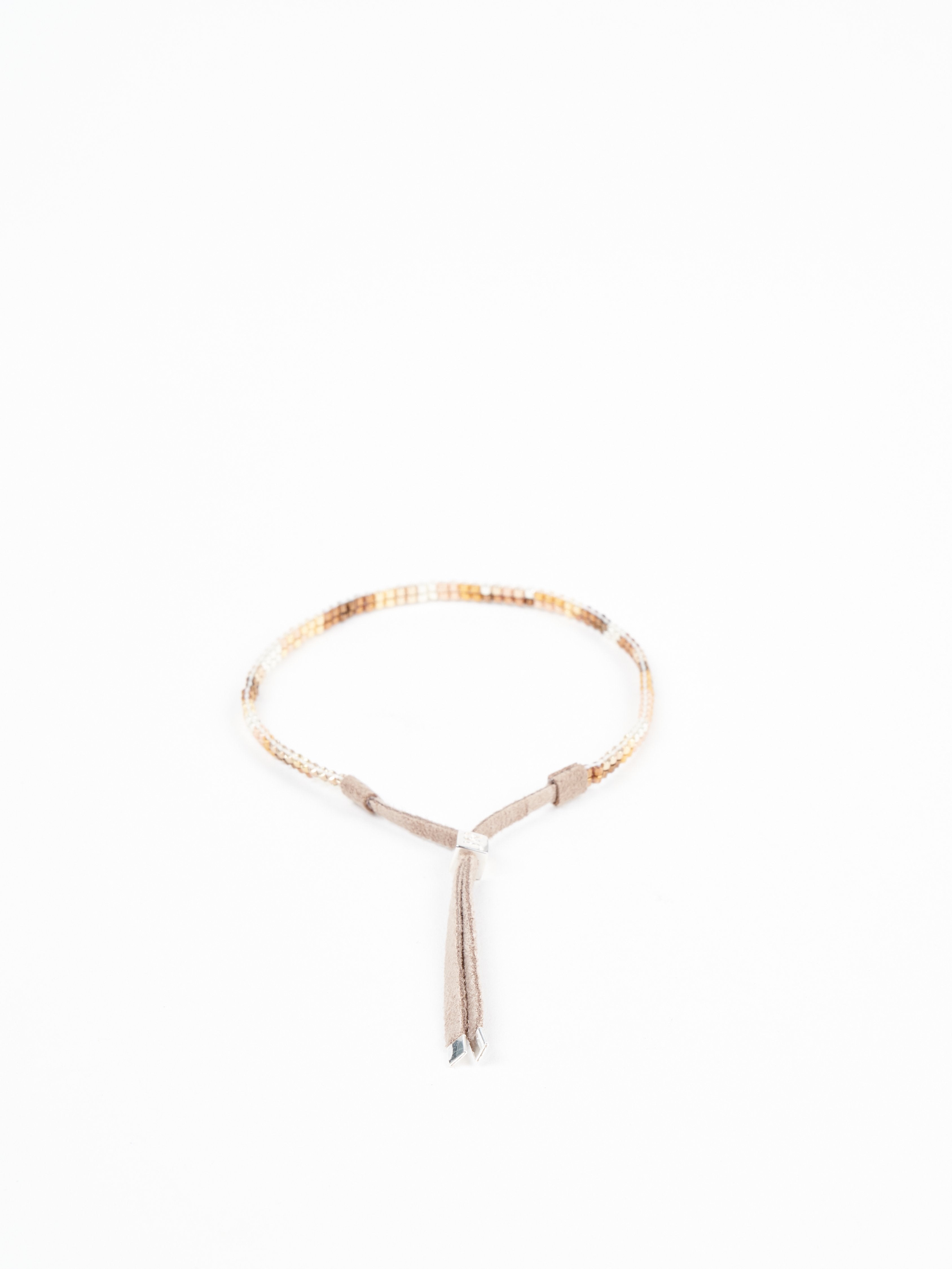 julie rofman, small single strand bracelet - oro