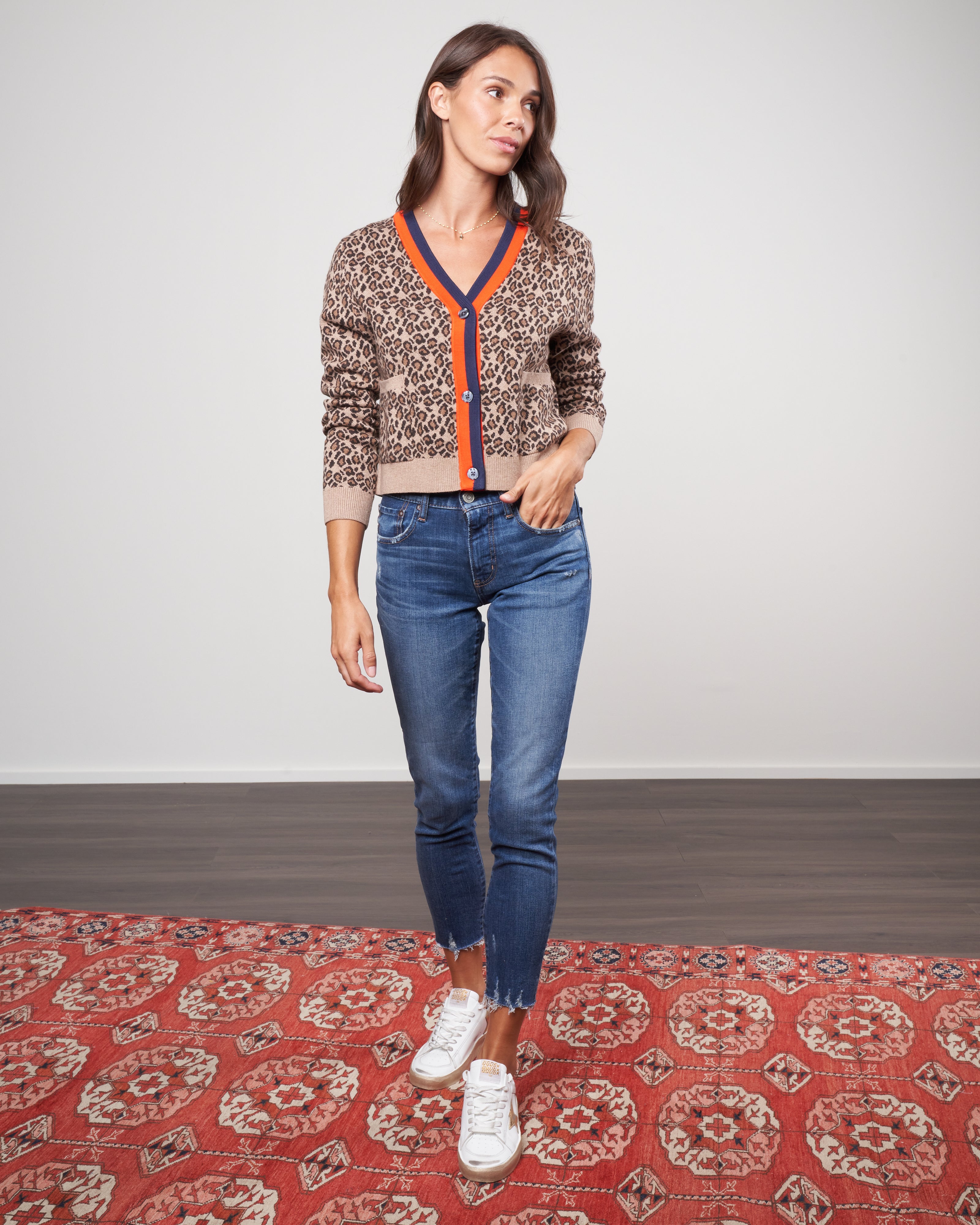 Kule, the milo sweater - leopard