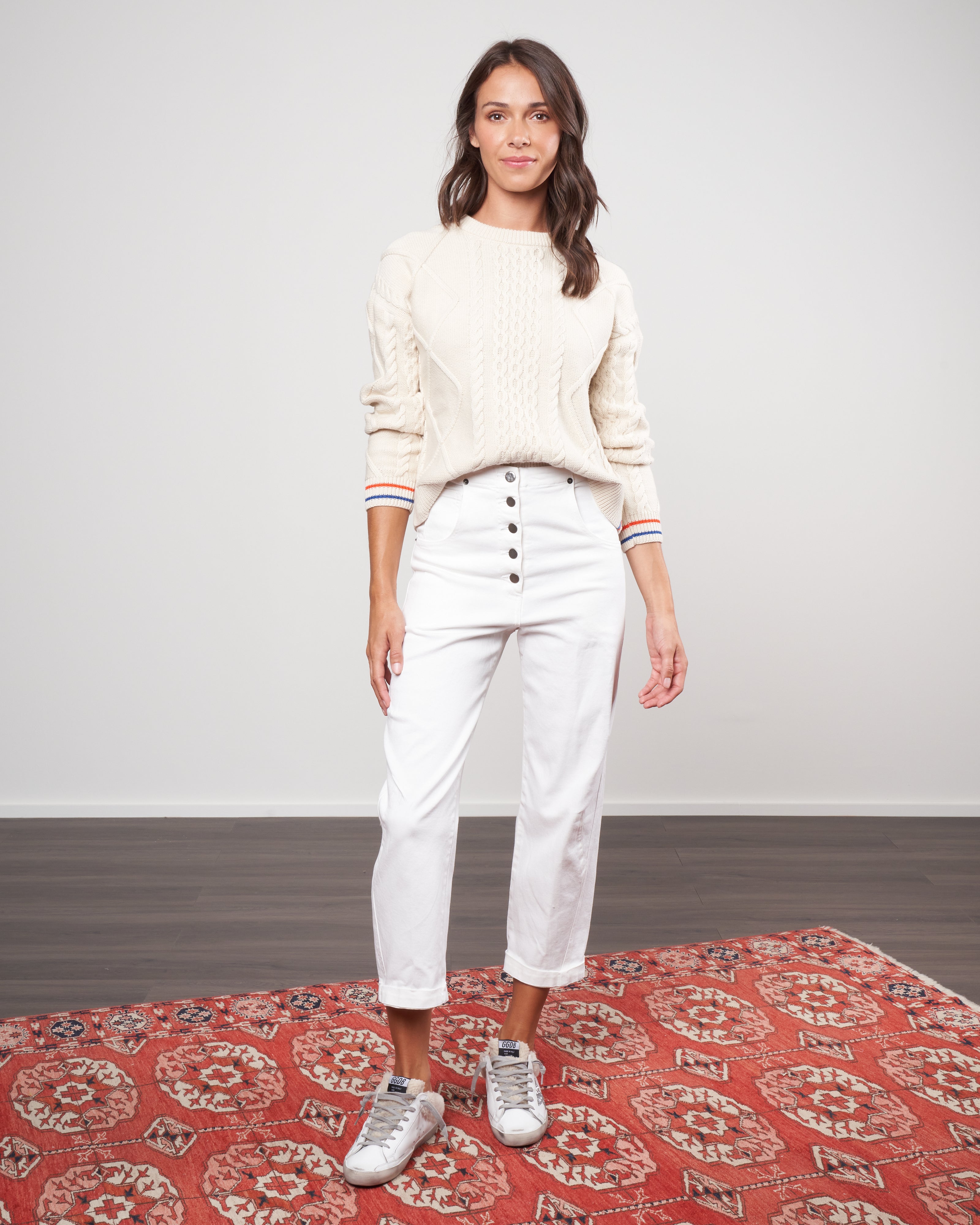 Kule, the verne sweater - cream