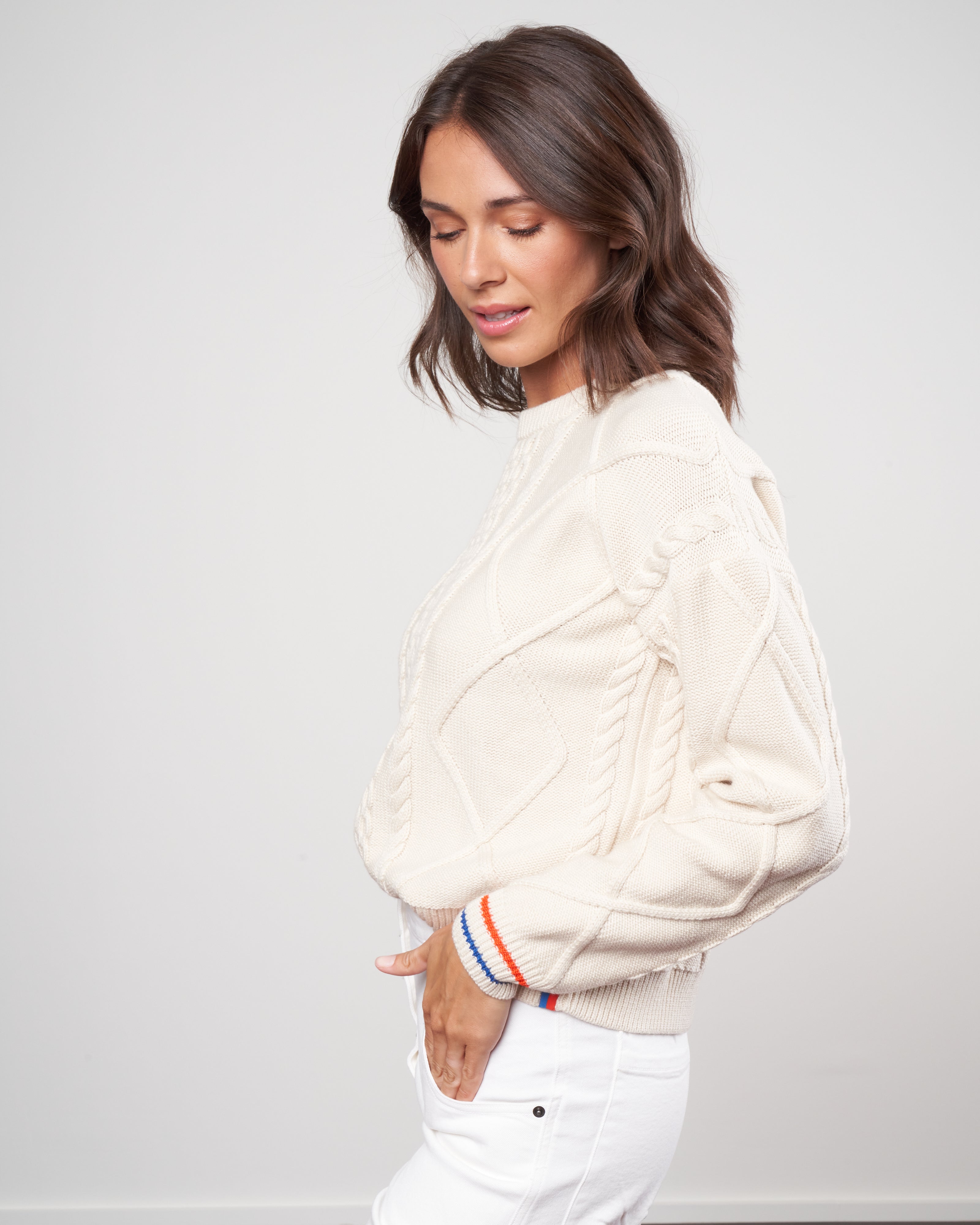 Kule, the verne sweater - cream