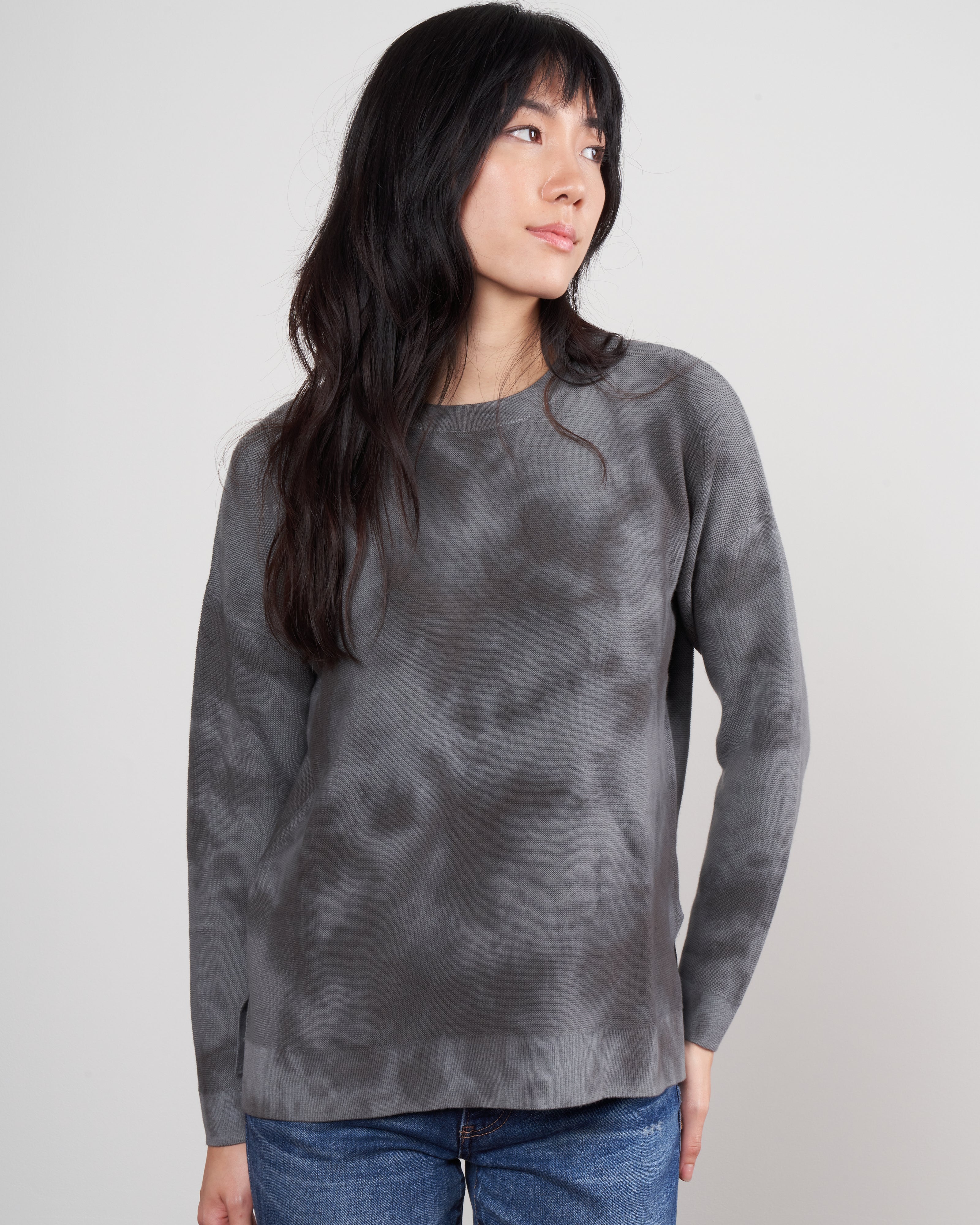 Kokun, tie dye crew - grey