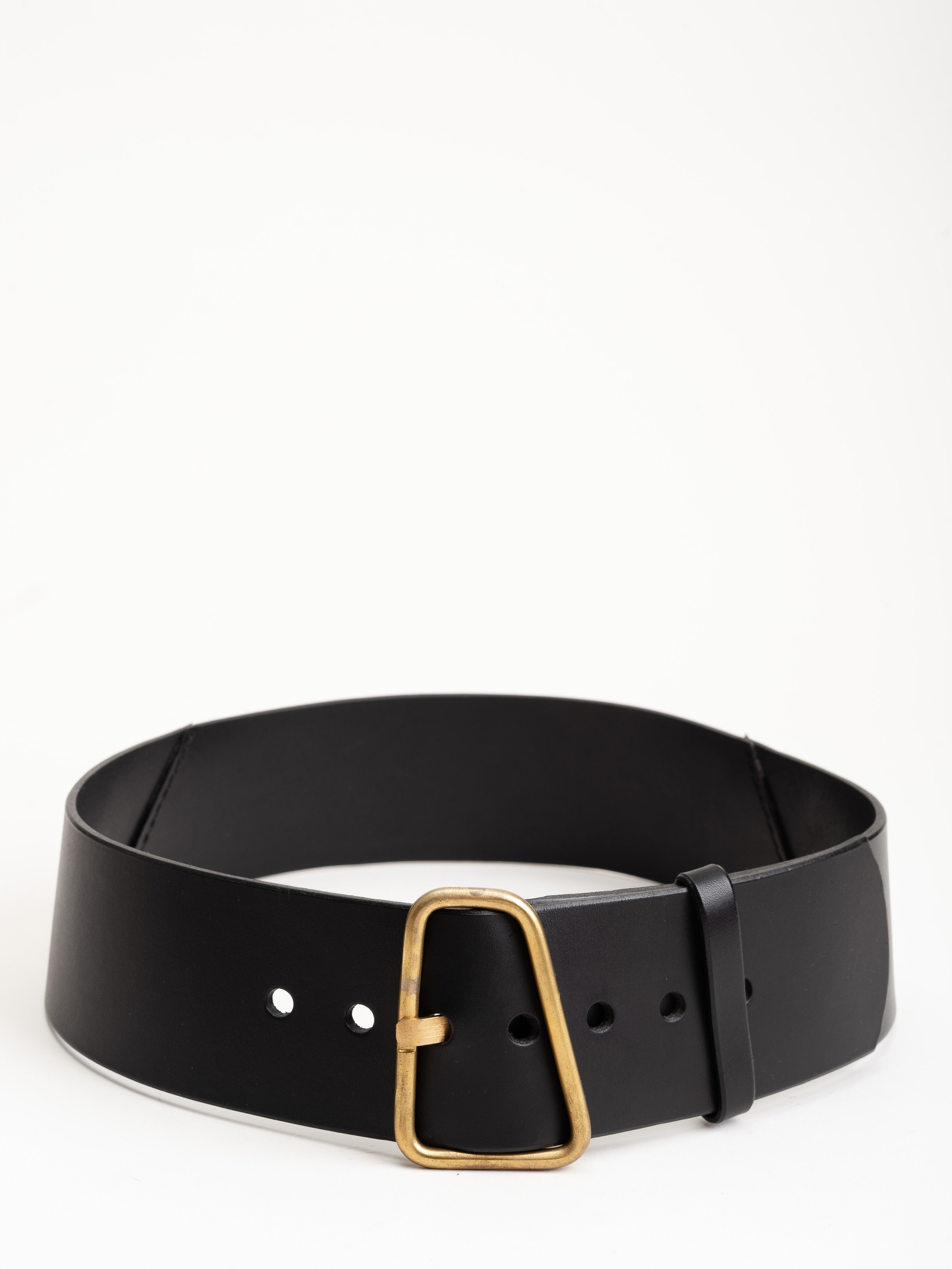 johnny farah, tigris belt - black/brass