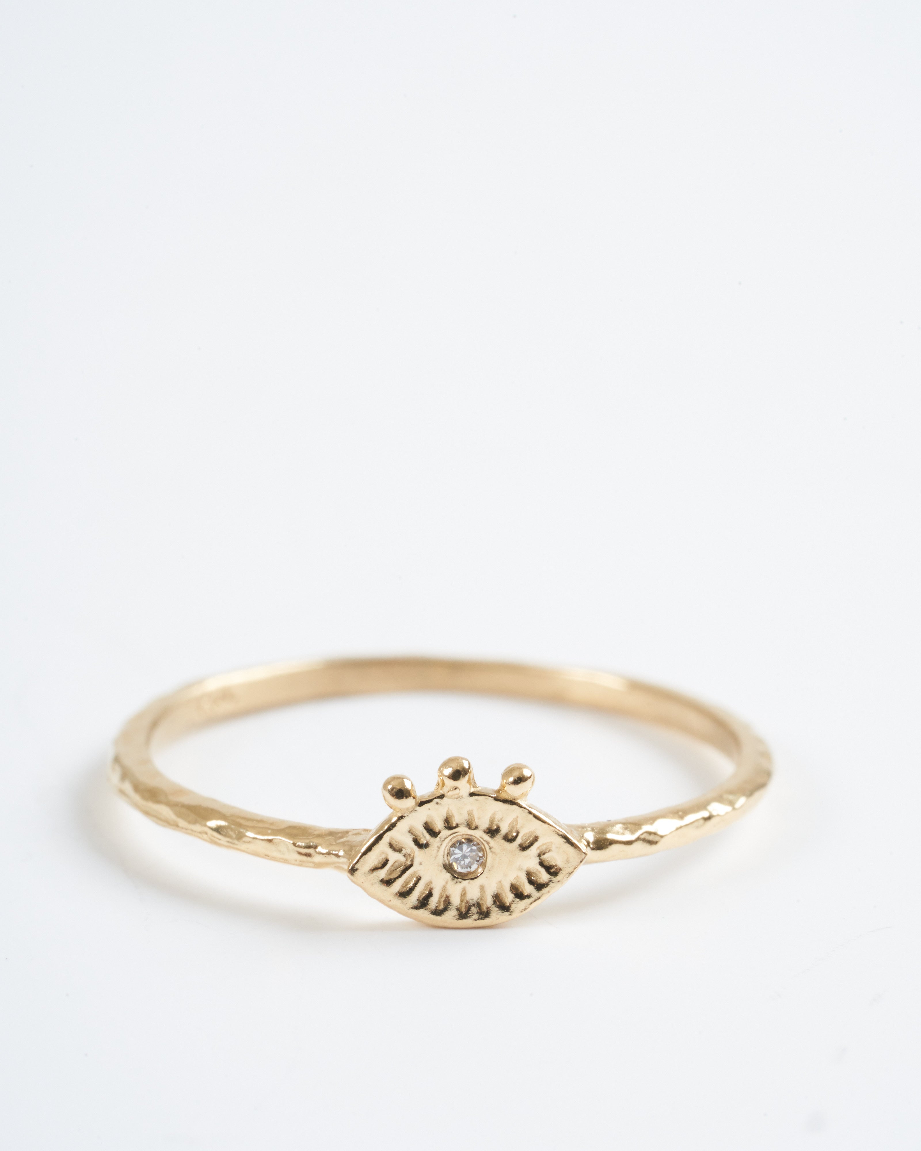 lio and linn, tiny eye ring - gold