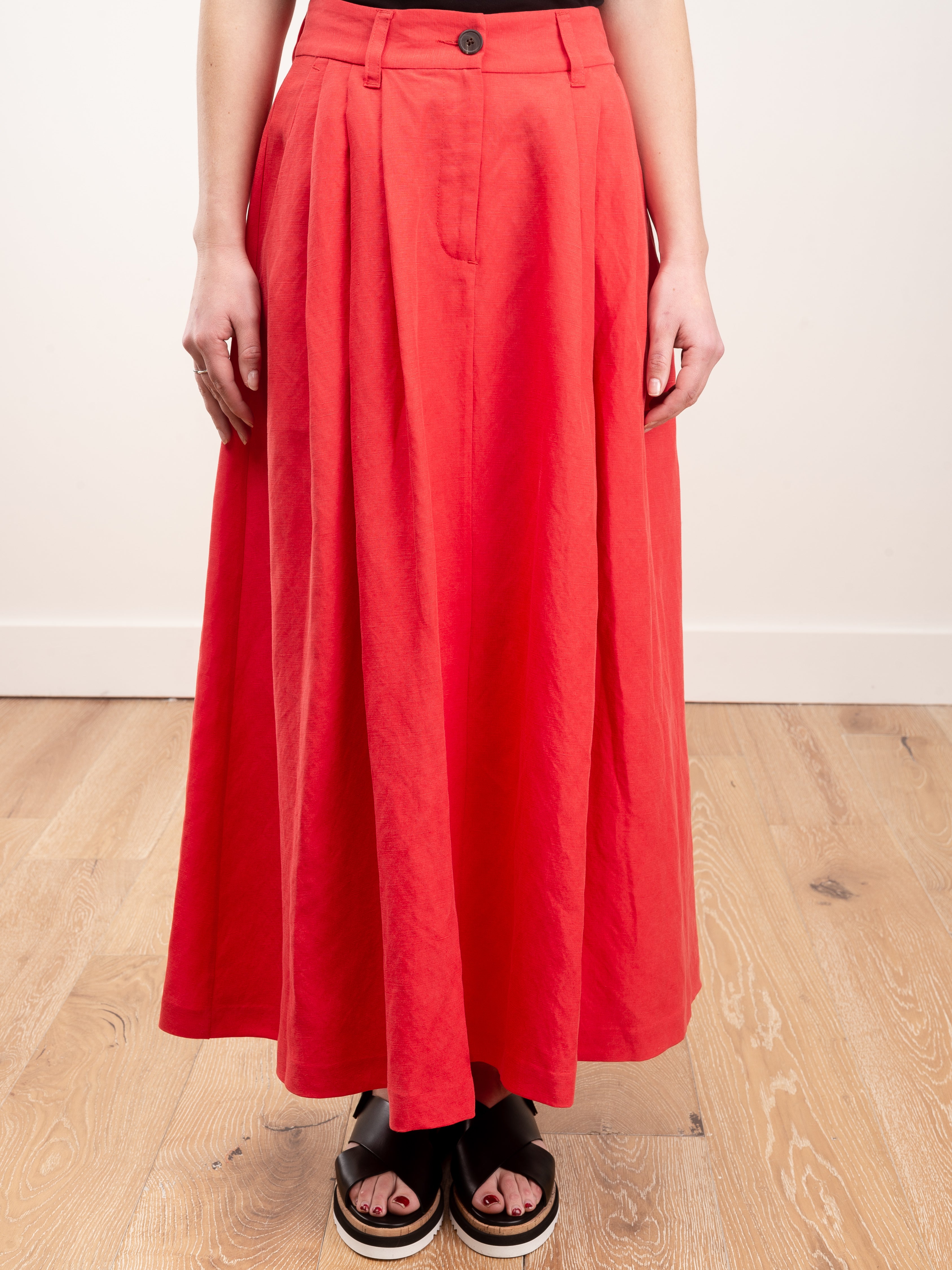 Mara Hoffman, tulay skirt - red